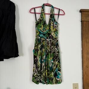 Bisou Bisou funky halter dress